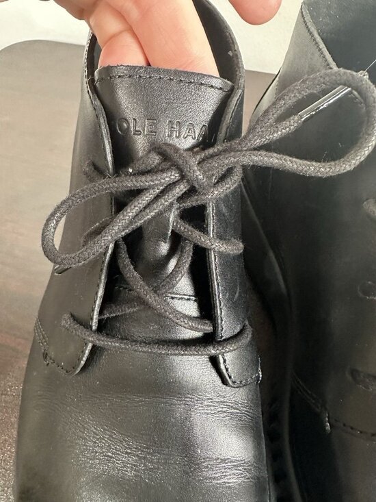 Cole Haan Mens 2.ZeroGrand Chukka Boot Black Leather C26198 Size 8.5 M main image 5